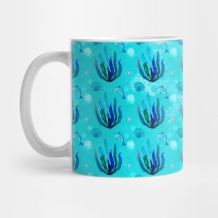 Watercolor Sea Life Mug